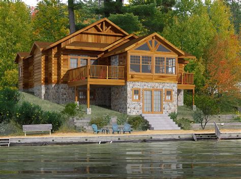 Log Cabins Lake House Would Be Nice In Northern Michigan Of Course