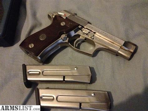 Armslist For Sale Beretta 84fs Cheetah 380 Nickel Plate W 2 Mags And Box