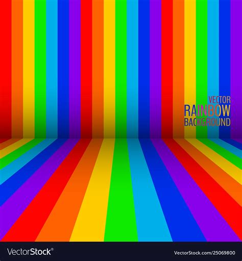 Rainbow Flag Backdrop Royalty Free Vector Image