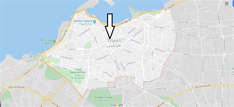 Tripoli Map And Map Of Tripoli Tripoli On Map Where Is Map