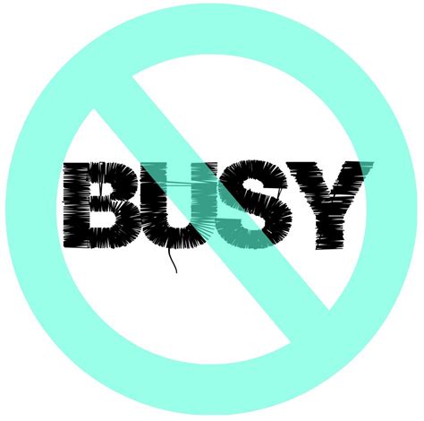 Just Say No To Busy Perception Sugar Bee Crafts
