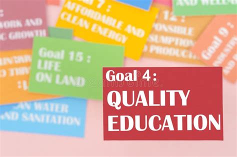 The Goal 4 Quality Education The Sdgs 17 Development Goals
