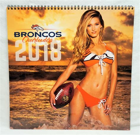 sexy 2018 denver broncos nfl cheerleaders swimsuit calendar brand new ebay