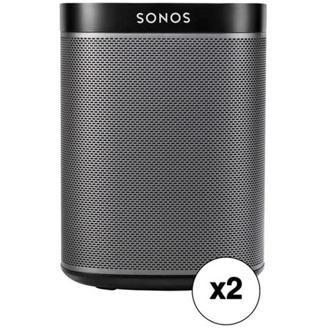 Sonos Play1 Compact Wireless Speaker Pair Kit Black Bandh