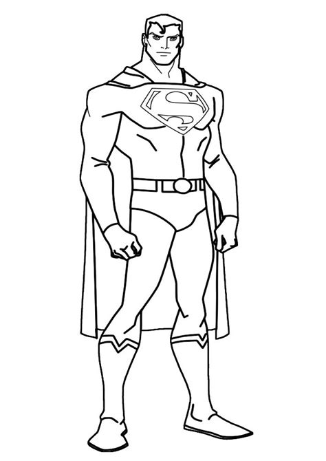 Superman Para Colorir Desenhos Grandes Do Homem De A O