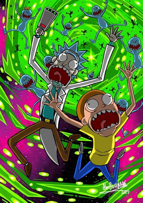 Rick And Morty By Glenbw On Deviantart Rick And Morty Poster Rick