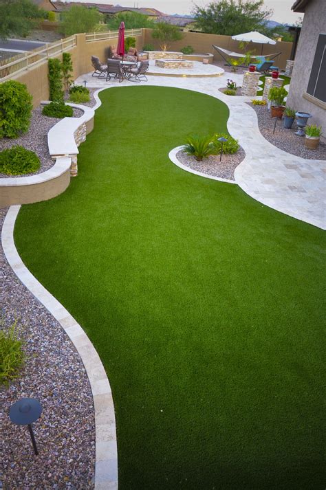 Artificial Turf Lawn In Phoenix Az Backyard Arizona Backyard