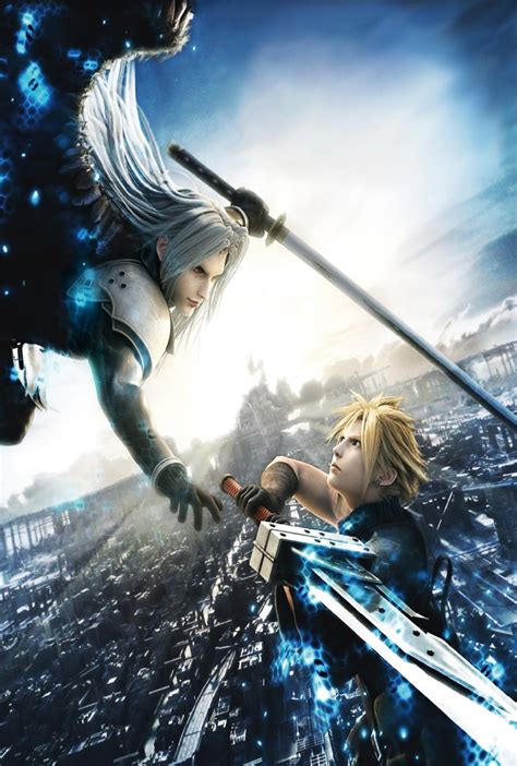 Welcome to the official @finalfantasy vii twitter page. D872 Cloud vs Sephiroth Final Fantasy FF 7 Game Silk ...
