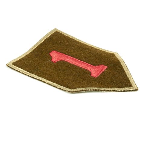 Us Wwi 1st Infantry Division Shoulder Patch The Big Red One