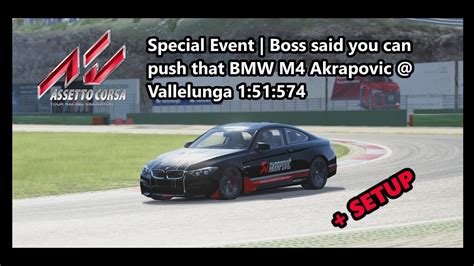 Assetto Corsa Special Event Boss Said You Can Push That Bmw M
