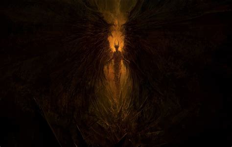 Wallpaper Darkness Wings The Demon Dark Demon Hell The Devil