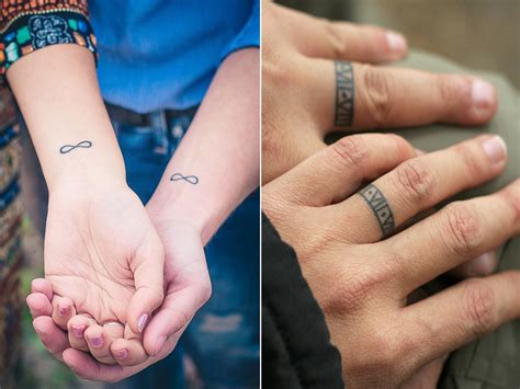 I really like the black and bold lines that are used to make the design along with some rainbow colors that. 20 Most Beautiful Couple Tattoo Designs That You Love Forever_5e8f2dc64795b.jpeg - Mastorat.com