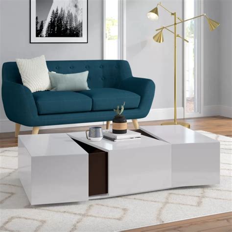 It's actually the type of coffee table you'd expect to see in most modern living rooms. Heitman Block Coffee Table with Storage in 2020 | Coffee ...
