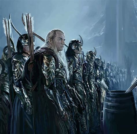 Haldir And The Elves Of Lorien Manning The Walls Of Helms Deep