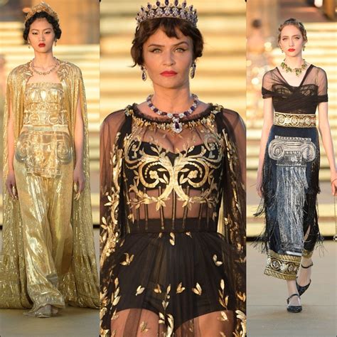 Paris Fashion Report Dolce And Gabbana Alta Moda Agrigento Sicily Fall