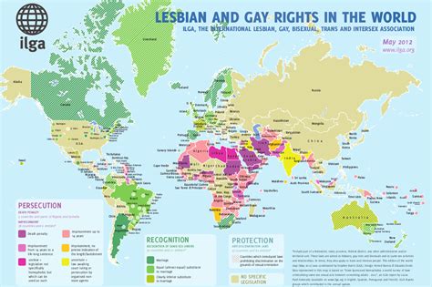 Overview Map Sexual Orientation Laws 2012 Ilga World