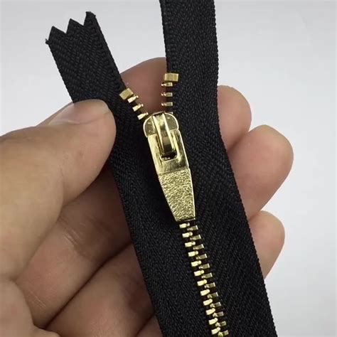 3 Zipper Yg Metal Brass Jeans Zip Metal Teeth Zipper Roll Buy Metal