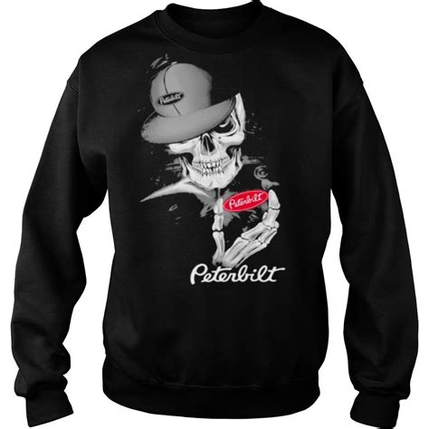 Punisher Skull With Peterbilt Car Logo Symbol Shirt Trend T Shirt