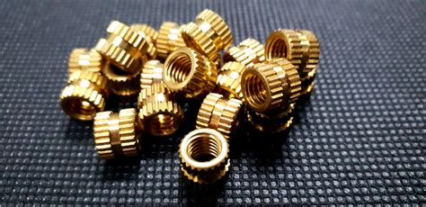 M6 Brass Threaded Inserts For Plastic Injection Molding Wanjun