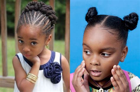 bun hairstyles for little black girls wavy haircut