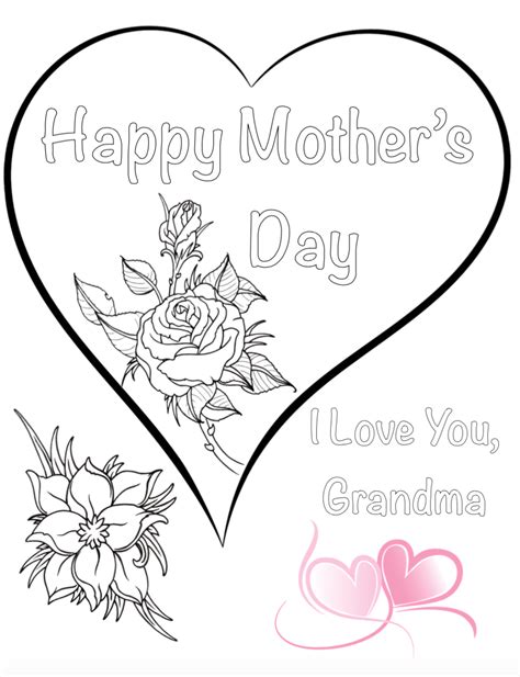 Includes 9 free printable mother's day coloring sheets. Free Printable Mother's Day Coloring Pages: 4 different ...