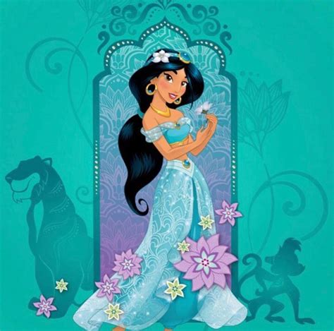 Princesa Jasmine Fundo Arabesco