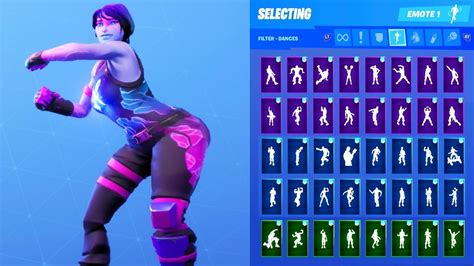 Dream Skin Showcase With All Fortnite Dances And Emotes Youtube