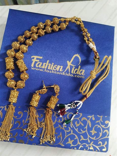 Antique Gorgeous Ram Necklace Set Fashion Kida Gold Jewelry Simple