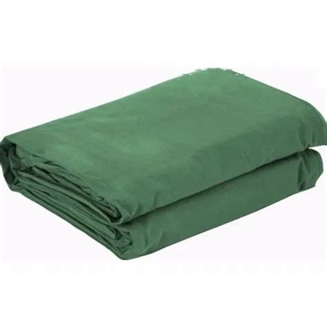 Army Green Waterproof Cotton Canvas Tarpaulin Thickness 1 5 Mm At Rs