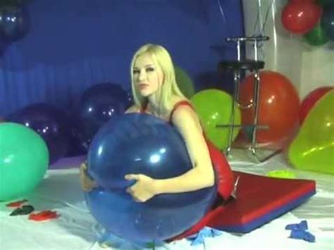 Sexy Girl Balloon Fetish BTP SIT TO POP YouTube