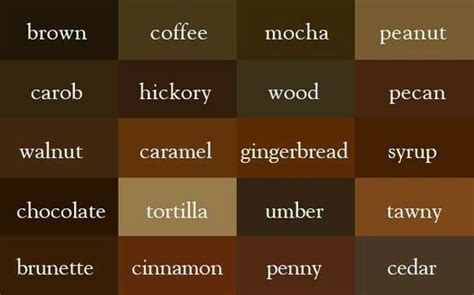 √ 73+ Macam Macam Warna Coklat  Arti, Makna dan Penjelasannya