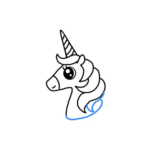 How To Draw A Unicorn Head Step By Step Easy Drawing Guides