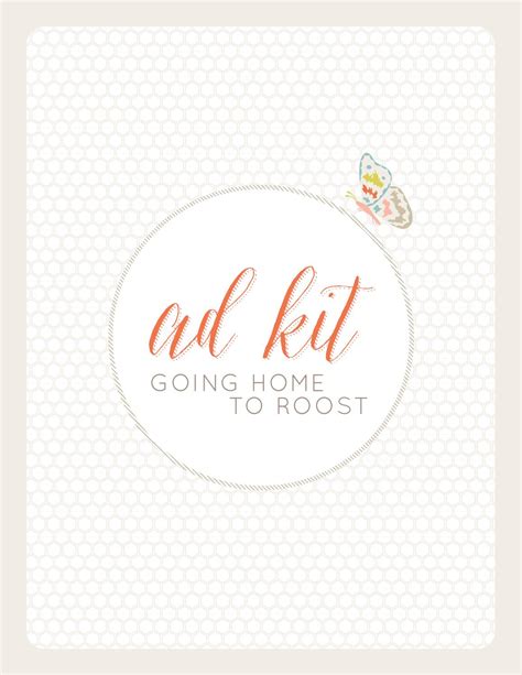 Going Home To Roost Ad Kit By Bonnie Forkner Issuu