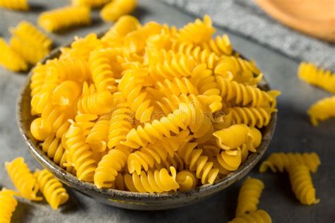 Dry Rotini Pasta Stock Image Image Of Traditional Healthy 25129615