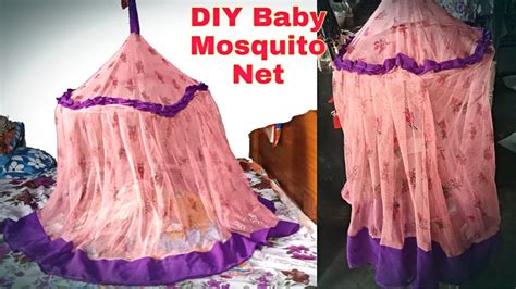 5 restoration of mosquito nets. छोटे बच्चों के लिए घर पर ही बनाए‌ mosquito net || DIY Baby Cradle Mosquito Net - YouTube