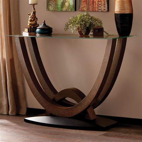 Could also work in the bedroom as a small vanity or dressing mirror. Arched Console | Home decor furniture, Home decor ...