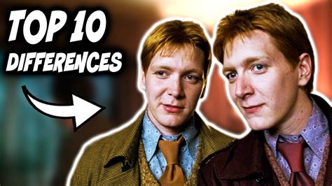 Top 10 Differences Between Fred And George Weasley Harry Potter