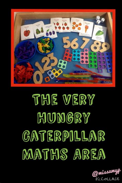 The Very Hungry Caterpillar Maths Area Spot The Missing Number