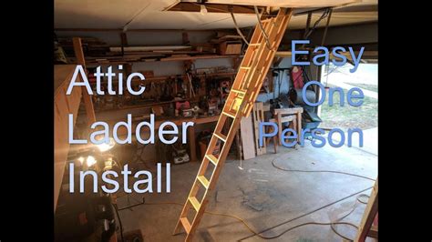 Check spelling or type a new query. Louisville Attic Ladder Install With One Person (EASY ...