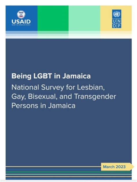 Being Lgbt In Jamaica National Survey For Lesbian Gay Bisexual And Transgender Persons In