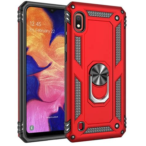 For Samsung Galaxy A10e Case By Insten Magnetic Ring Slim Shockproof Hard Plastic Soft Tpu