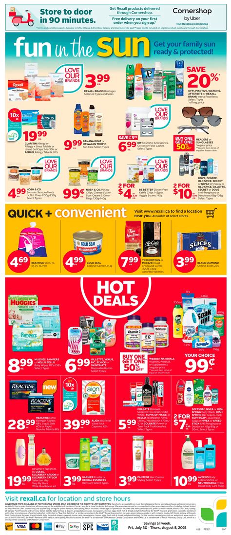 Rexall On Flyer July 30 To August 5