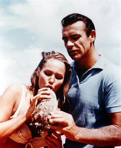 James Bond Dr No Behind The Scenes Photos Of Sean Connery And Ursula Andress