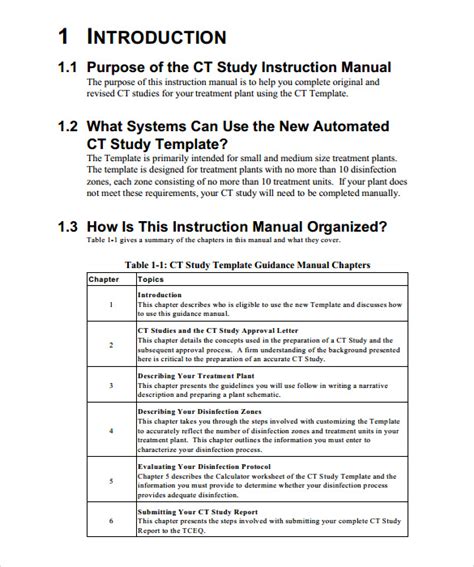 Free 13 Sample Instruction Manual Templates In Pdf Ms Word