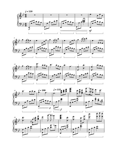Spring Sheet Music For Piano Solo