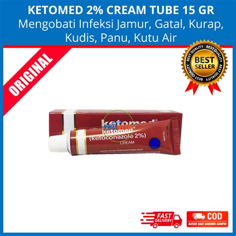 Jual Ketomed 2 Cream Tube 15 Gram Ketomed Krim Salep Anti Jamur