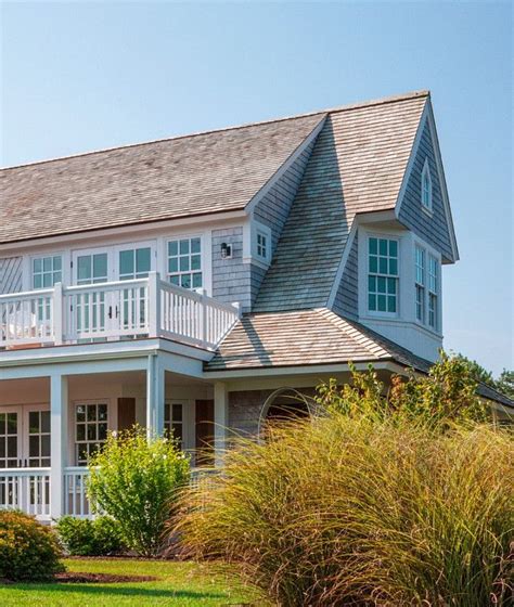 Cape Cod Shingle Beach House With Coastal Interiors Via