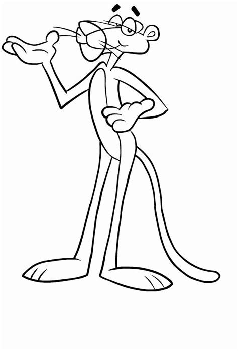 Printable Pink Panther Coloring Pages – Thekidsworksheet