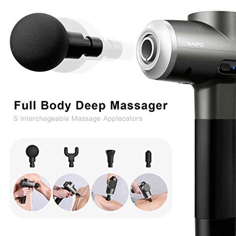 Naipo Massage Gun Deep Tissue Percussion Muscle Massager Best Offer