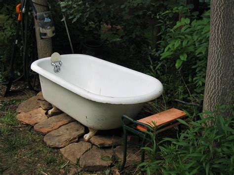 Two Men And A Little Farm Outdoor Soaking Tub